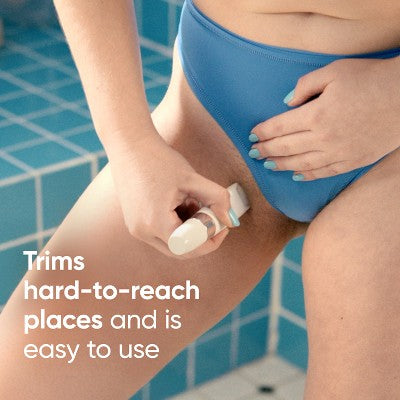 Venus for Pubic Hair & Skin Gentle Trimmer + 1 Attachment Comb 2pk - Imperfect Box