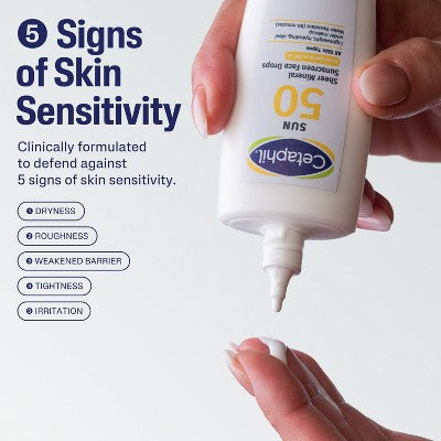 Cetaphil Sheer Mineral Liquid Face SPF 50 1.7 fl oz - Missing Box