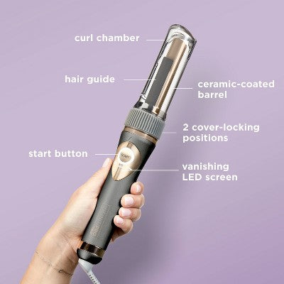 InfinitiPRO by Conair Curl Secret Ceramic Auto Hair Curling Iron - Imperfect Box