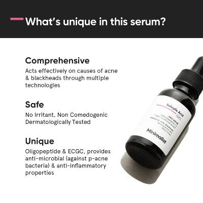 Minimalist Salicylic Acid 2% Face Serum 1 fl oz - Imperfect Box