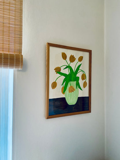 Beige tulpaner Original