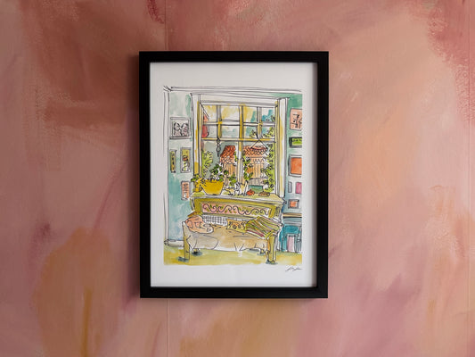 Malins Window Print