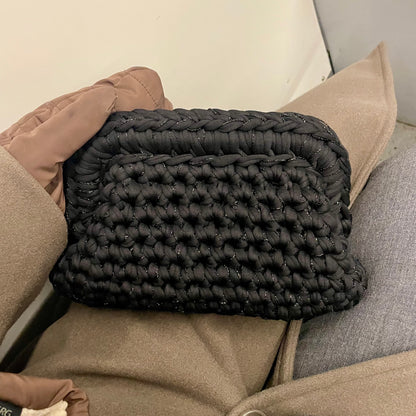 Clutch Svart glitter