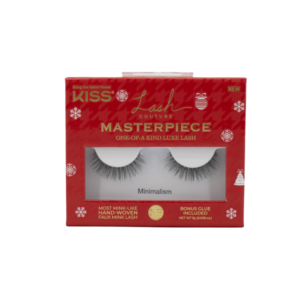 KISS Lash Couture Masterpiece MINIMALISM Faux Mink Eyelash Extensions - New