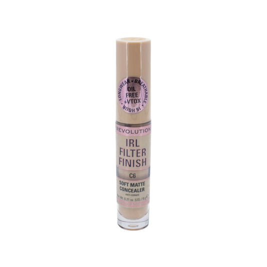 Makeup Revolution IRL Filter Finish Concealer C6 .21oz - New