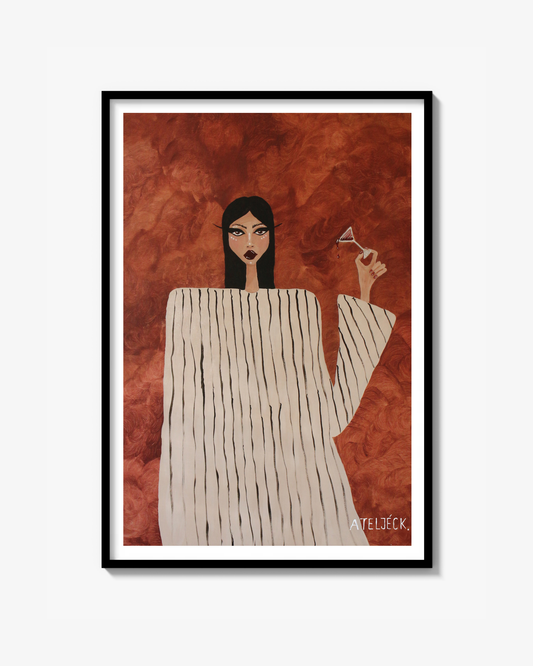Red Martini Poster