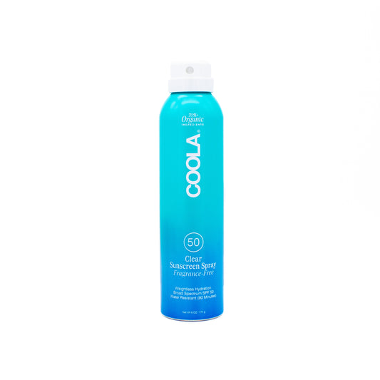 COOLA Clear Sunscreen Spray SPF 50 6oz - New
