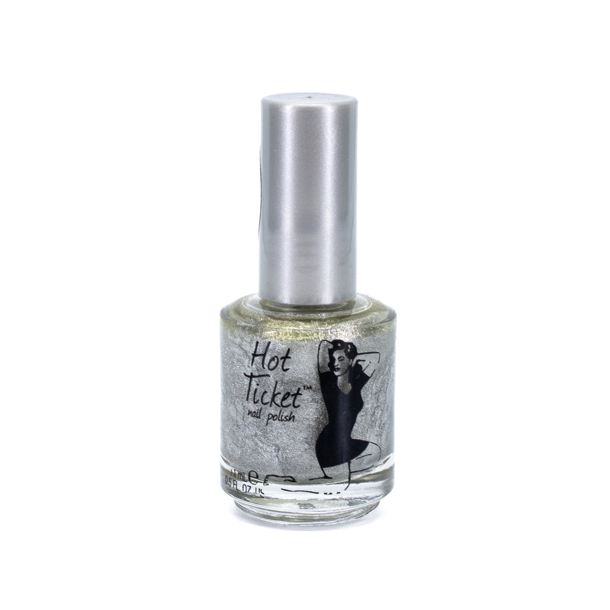 The Balm Hot Ticket Nail Polish SILVER SPOON ME 0.5oz - Imperfect Container