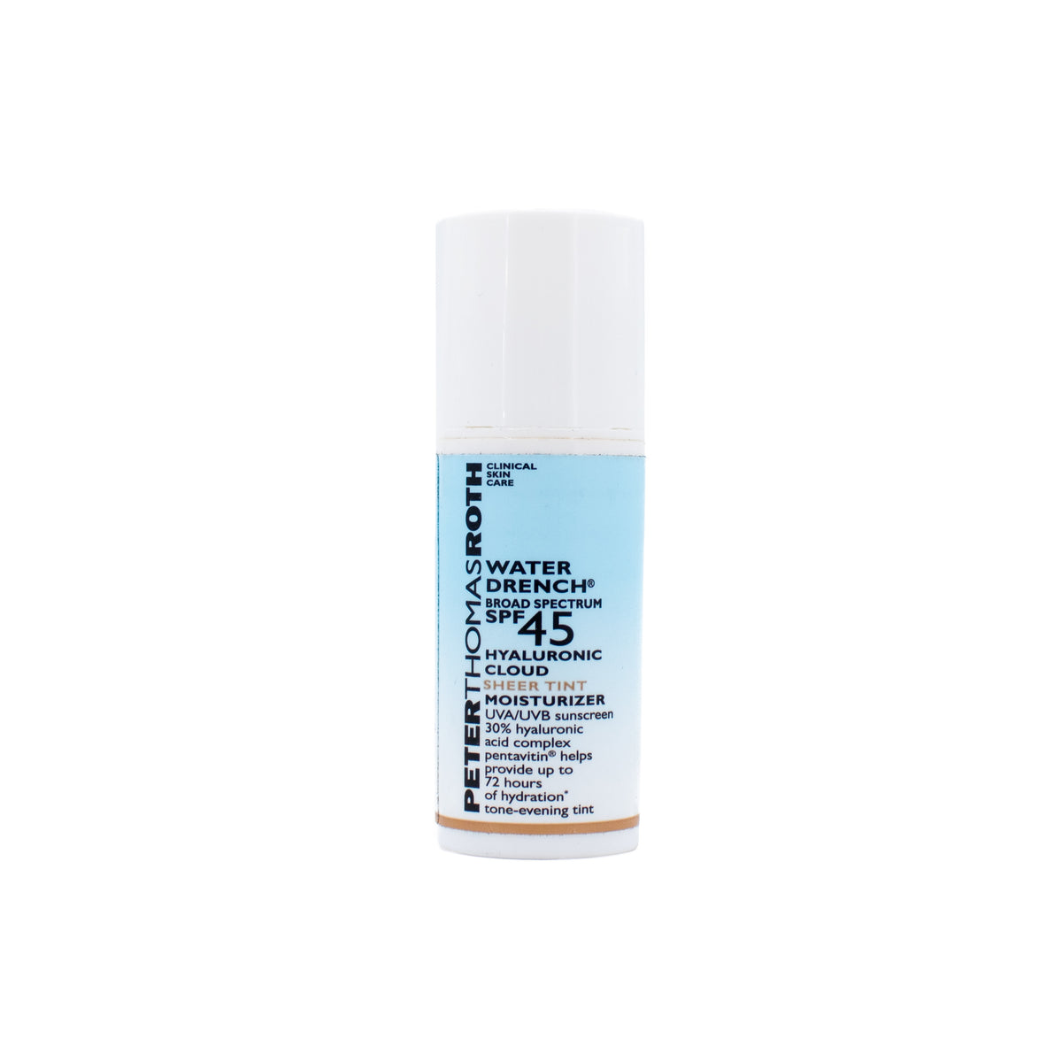 PETERTHOMASROTH Hyaluronic Cloud Sheer Tint Moisturizer SPF45 0.17oz - New