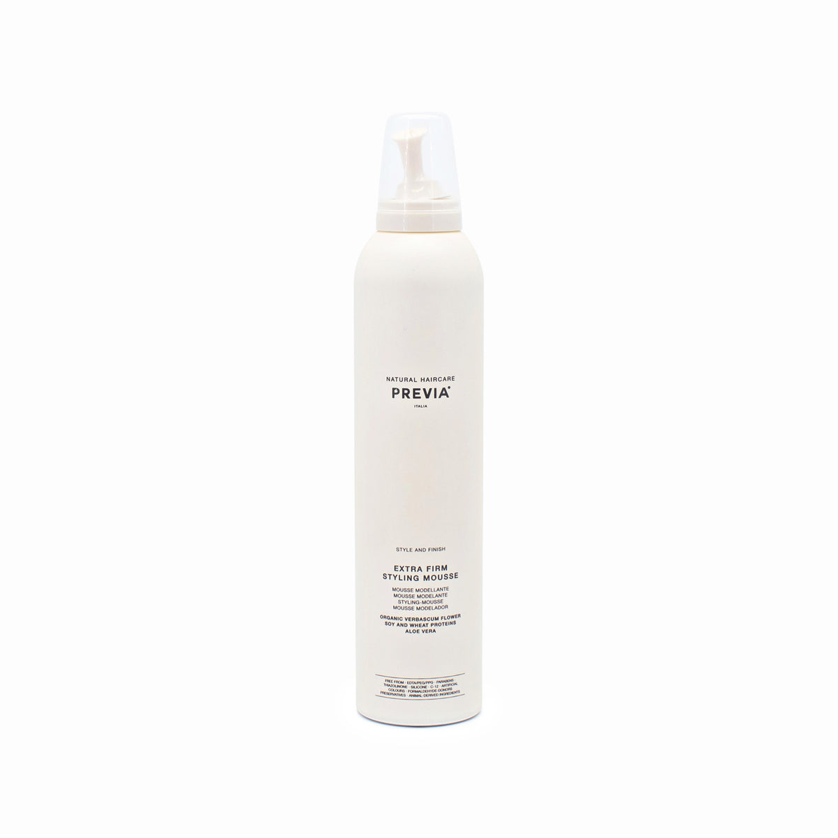 PREVIA Style and Finish Extra Firm Styling Mousse 10.14oz - Imperfect Container