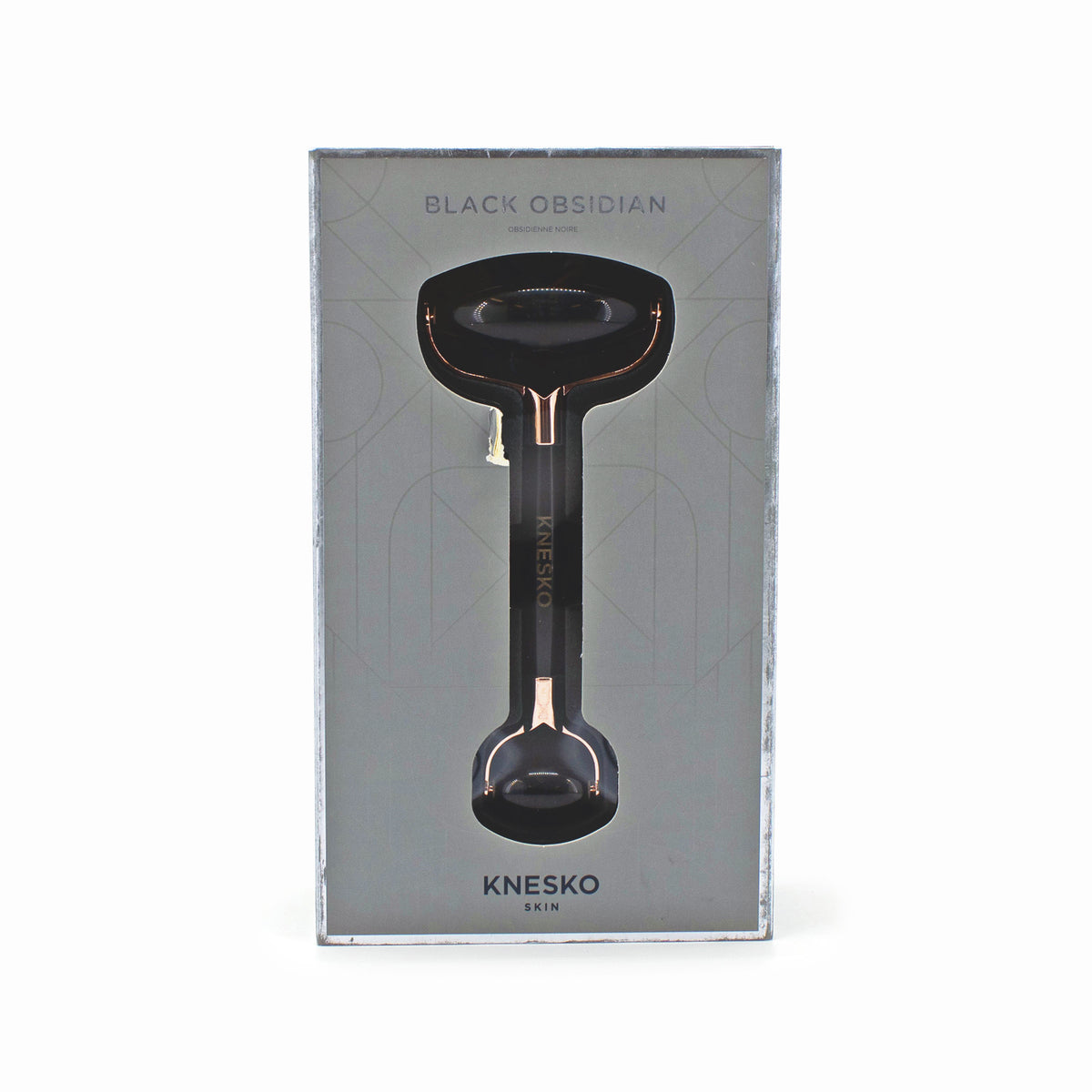KNESKO Black Obsidian Gemstone Roller - Imperfect Box