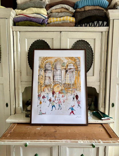 Ice skating Print