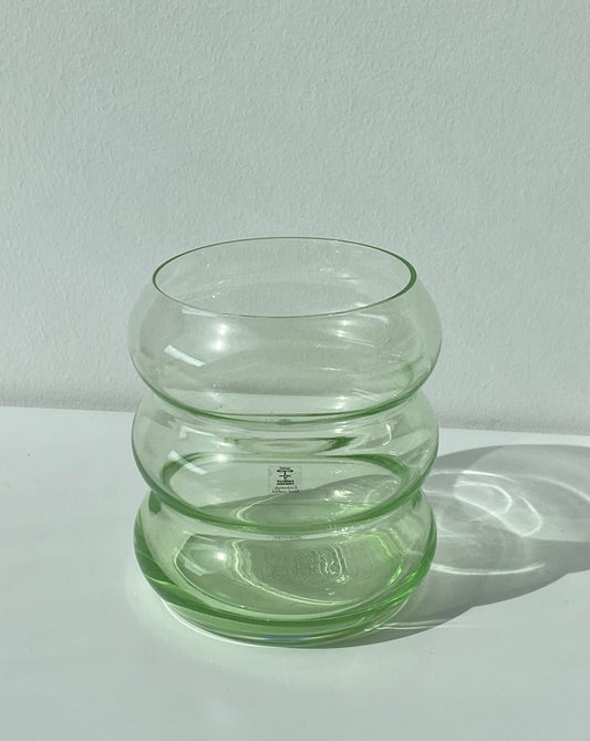 Bubbligt Glas - Grön