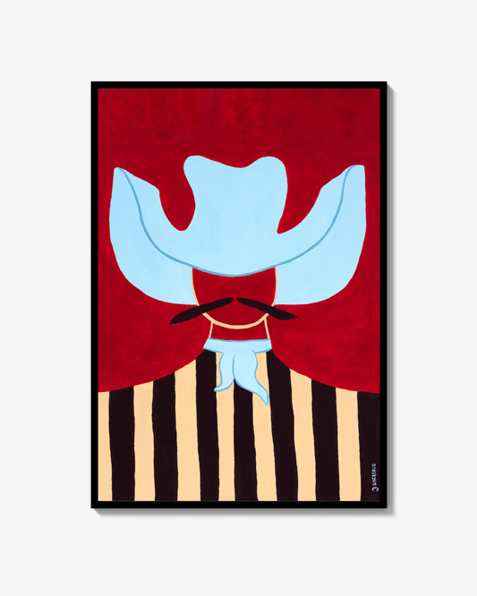 Striped Cowboy - Poster
