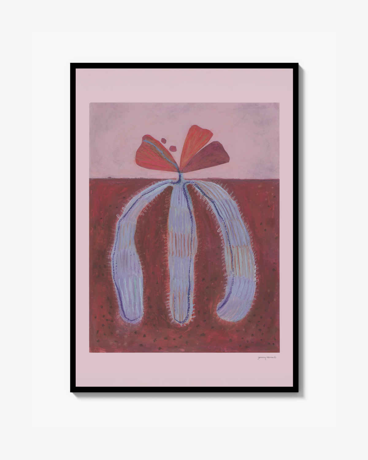 Rooted in Red - Konst Poster