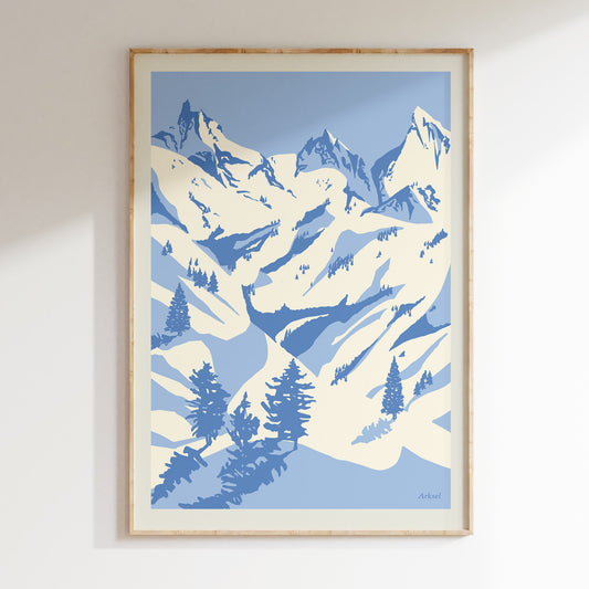 Snölandskap Poster