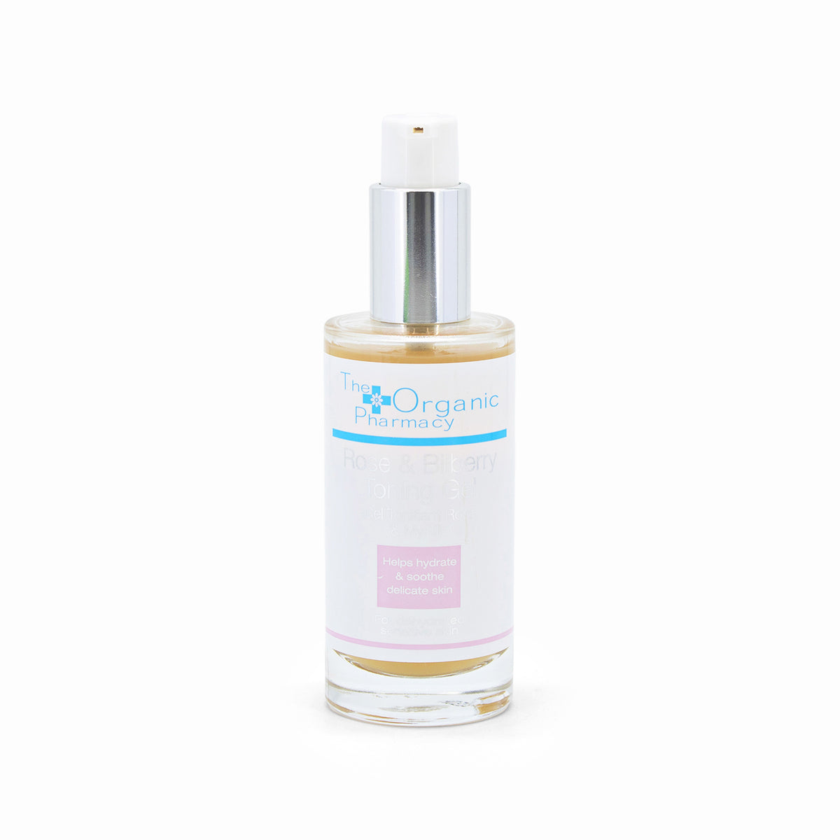 The Organic Pharmacy Rose & Bilberry Toning Gel 1.7oz - Small Amount Missing